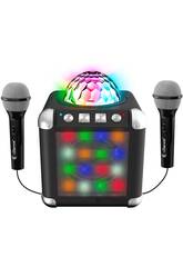 IDance Karaoke Avec 2 Microphones, Lumières Led et Boule Disco Cefa Toys 360