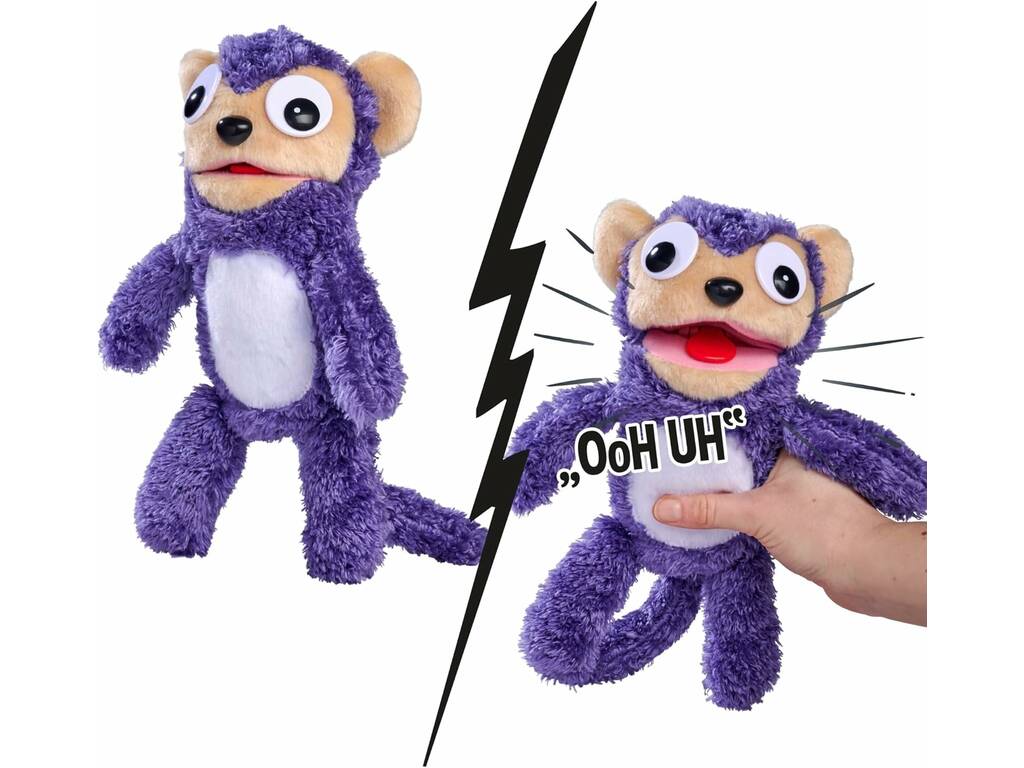 Screamerz Peluche Gritão Macaco Violeta