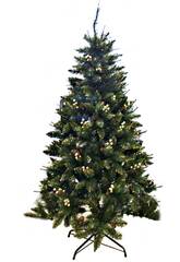 rbol de Navidad Decoracin Oro de 120 cm con 318 Puntas