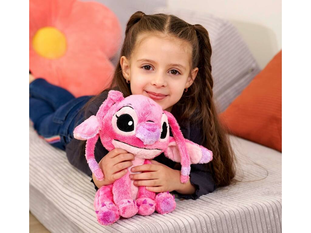 Disney Stitch Peluche Angel de 25 cm