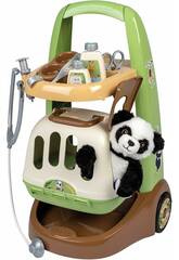 Carrito Veterinario Cuidado Animal con Peluche Smoby 7600340405