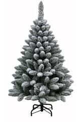 Árbol de Navidad Nevado Harry de 120 cm con Base Metálica