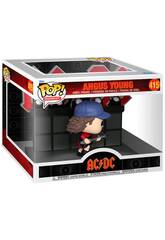 Funko Pop Moment AC/DC Figurine Angus Young avec scne 79803