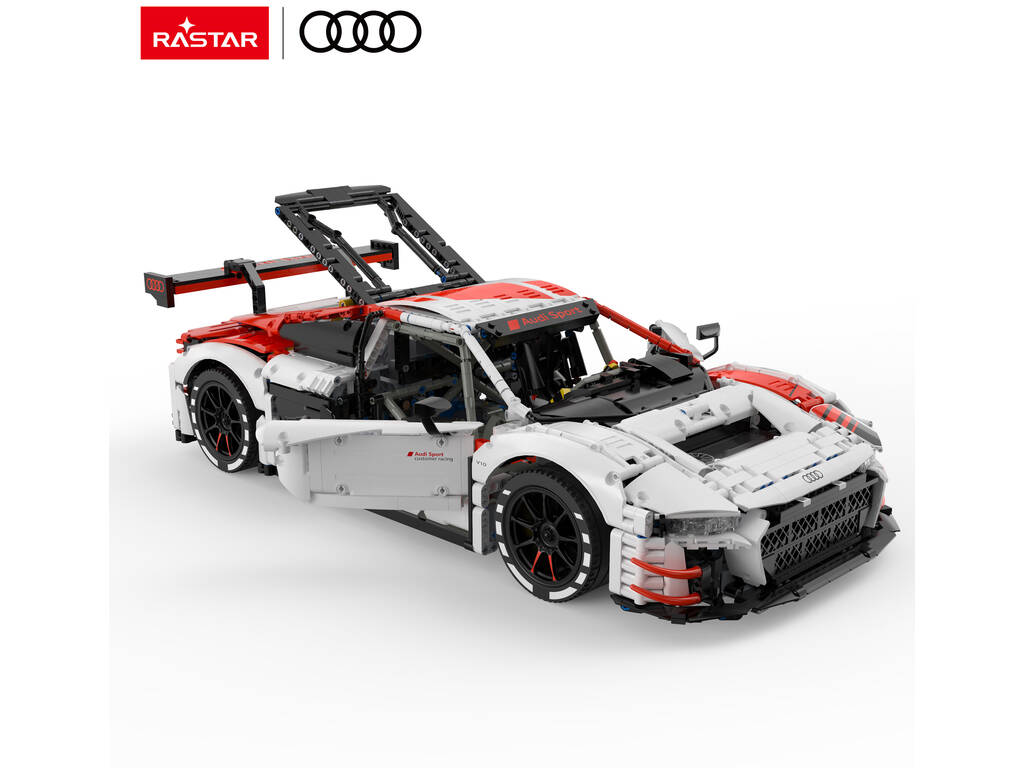 Audi R8 LMS GT3 Blanco Radio Control 1:8 Construible de 3322 Piezas