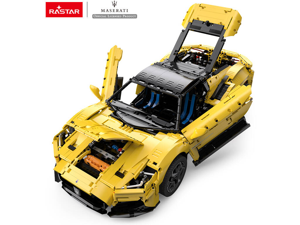 Maserati MC20 Amarillo Radio Control 1:8 Construible de 3466 Piezas