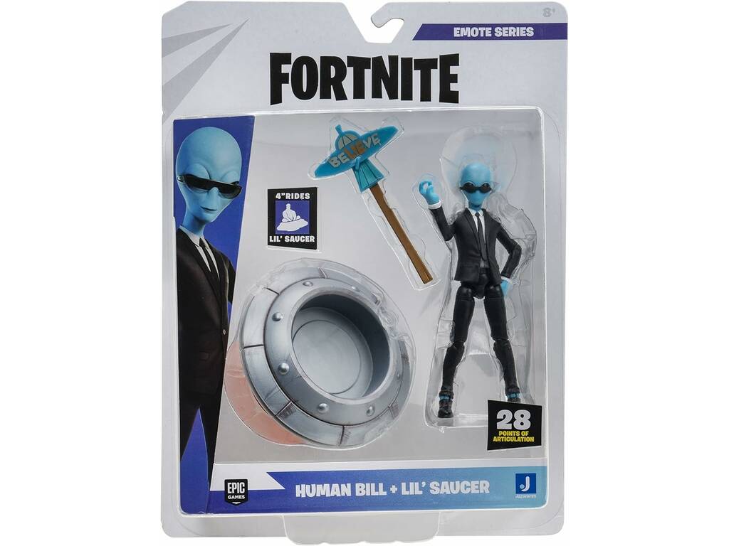 Figurine de la série Emote de Fortnite avec véhicule