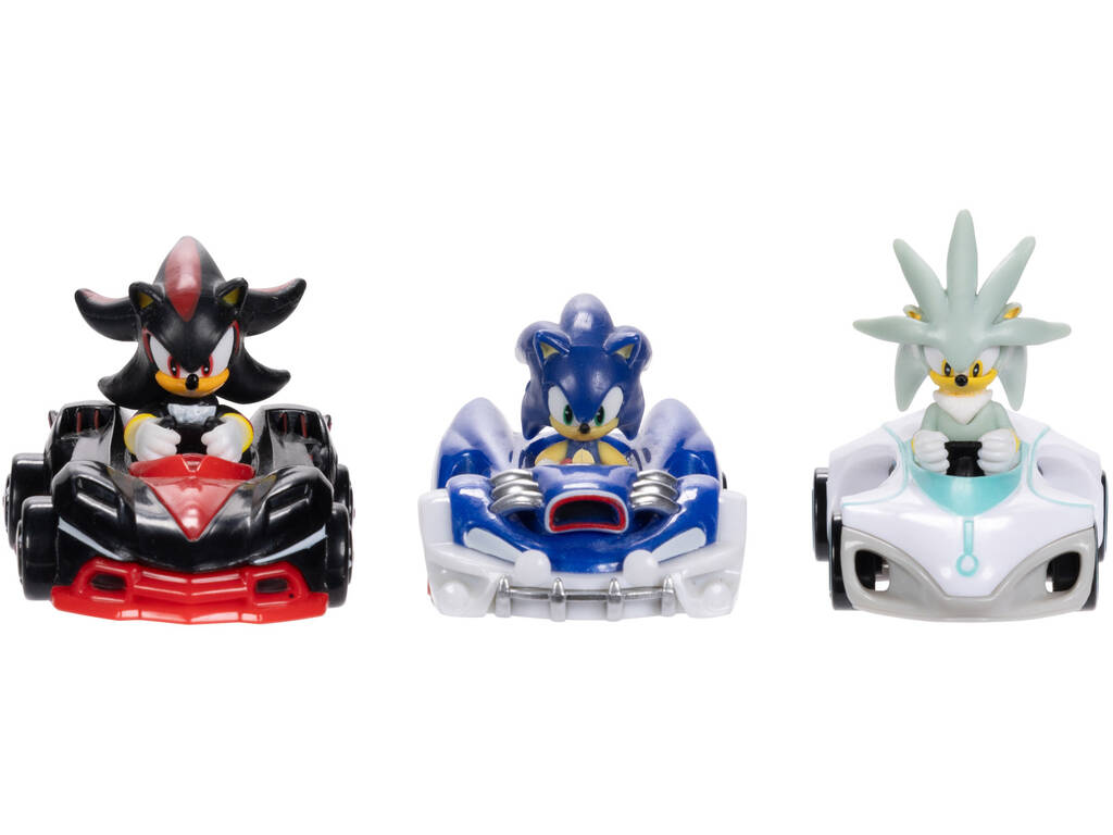 Pack de 3 véhicules en métal Sonic The Hedgehog