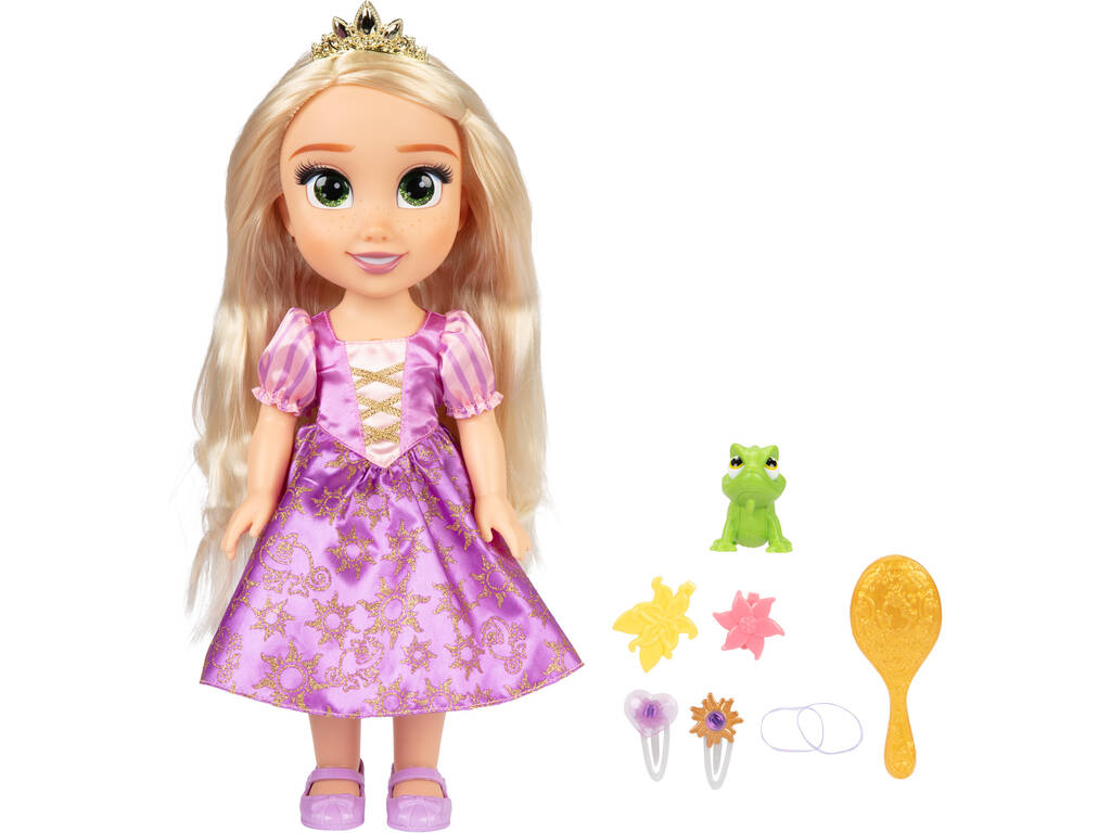 Princesas Disney Muñeca Rapunzel Cantarina de 35 cm