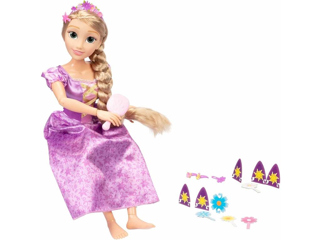 Princesas Disney Boneca Rapunzel de 81 cm