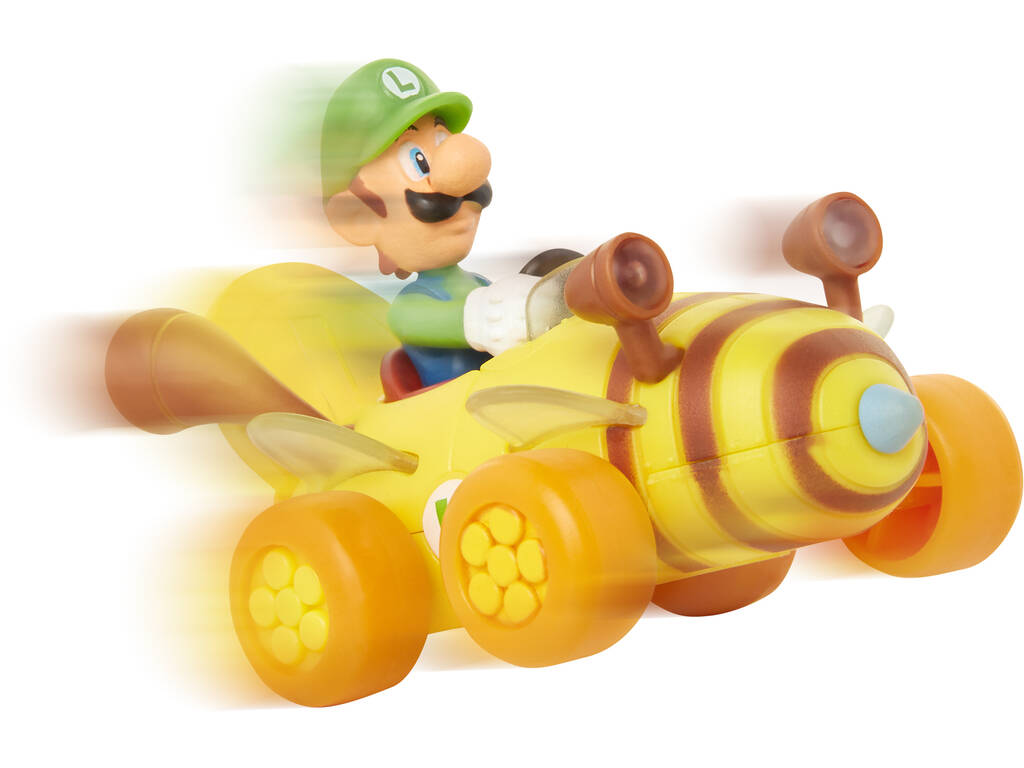 Super Mario Carro Luigi com Moeda de Mariokart