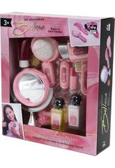 Set d'accessoires de beauté avec sèche-cheveux manuel