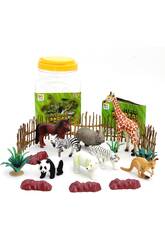 Aventura Animal Set Animais do Zoo com 29 Peas