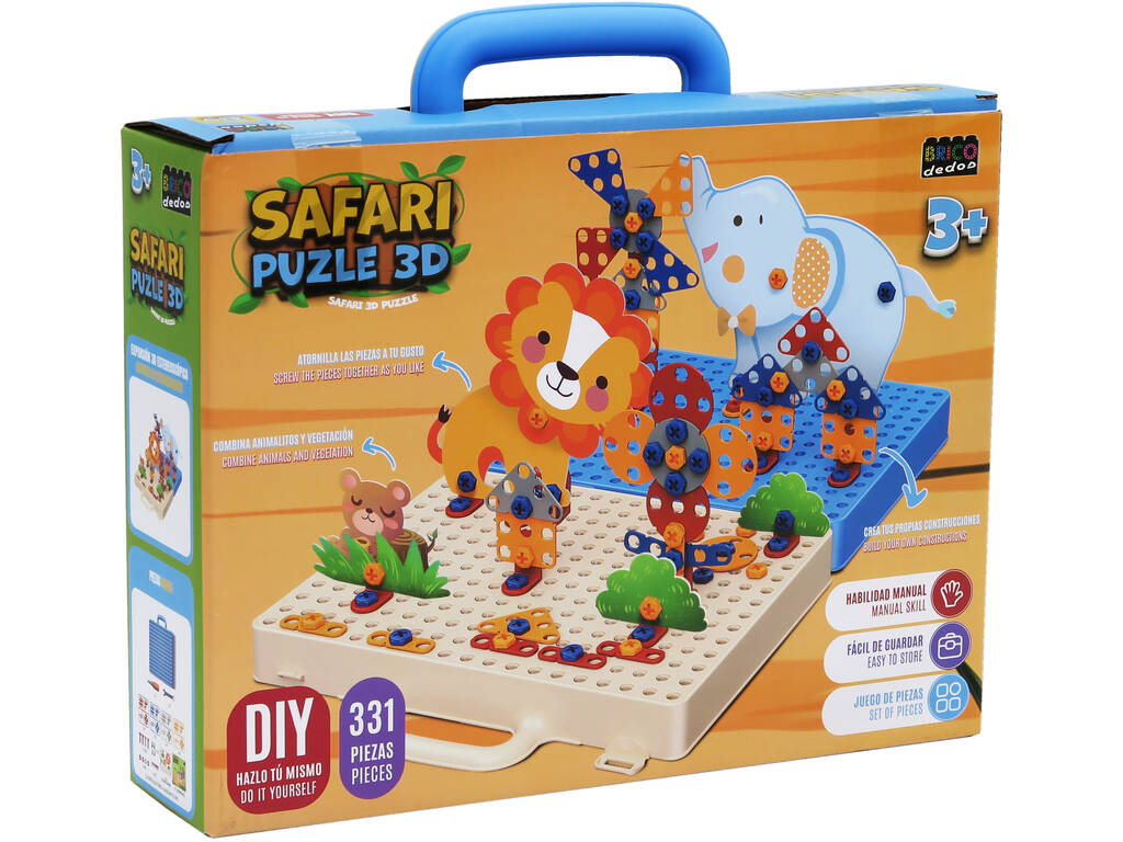 Safari Koffer Puzzle 3D mit 331 Teilen