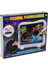 Quadro Fluorescente Branco com Luz e Acessrios