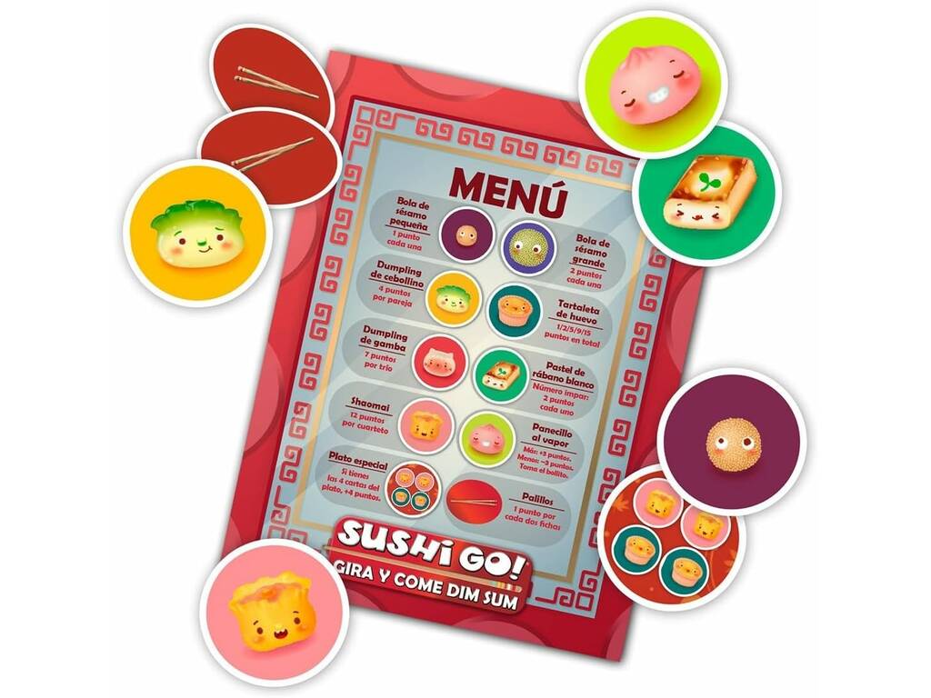 Sushi Go Gira et Come Dim Sum