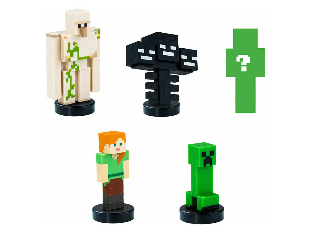 Minecraft Pack di 5 figure con timbro