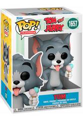 Funko Pop Television Tom e Jerry Figura Tom com Gelado