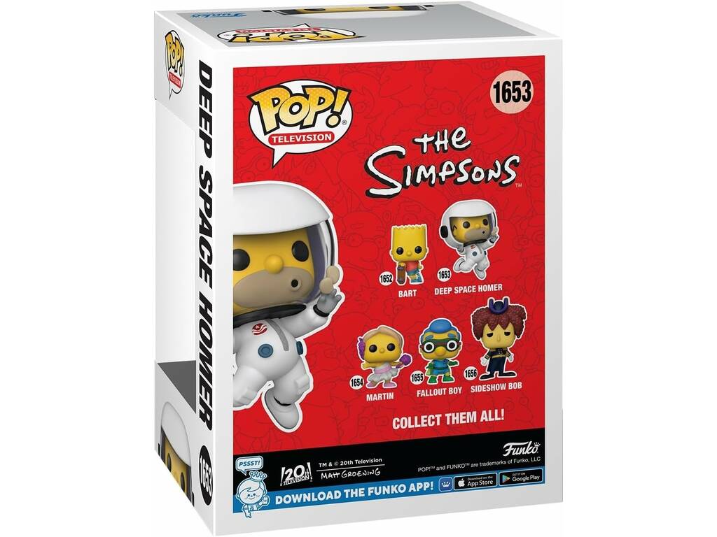 Funko Pop Television The Simpsons Figura Deep Space Homer