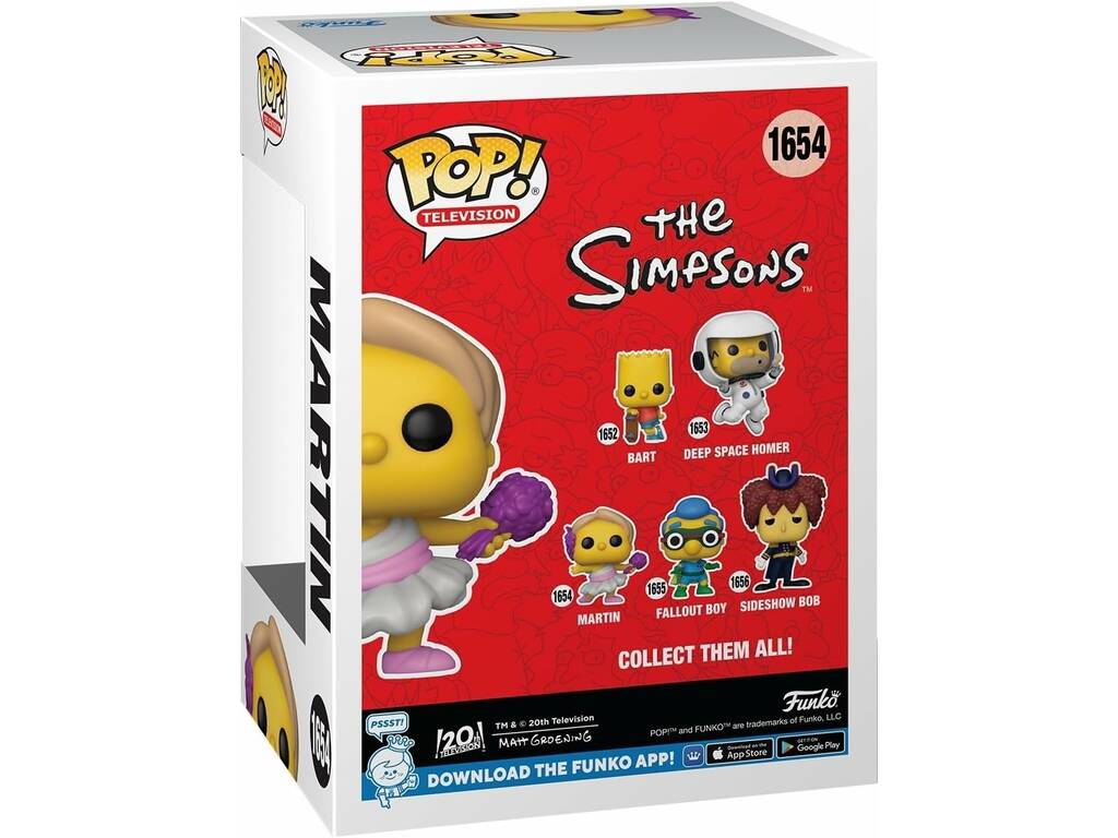 Funko Pop Télévision Les Simpsons Figure Martin en Calliope