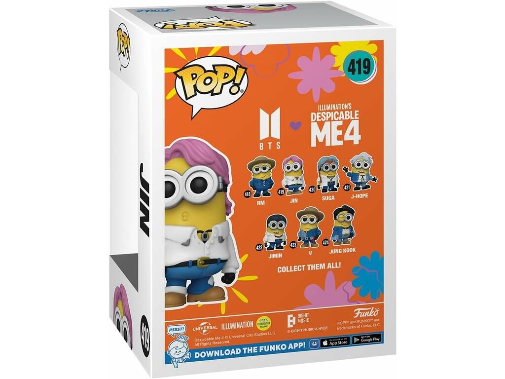 Funko Pop BTS x Minions Figura Jin