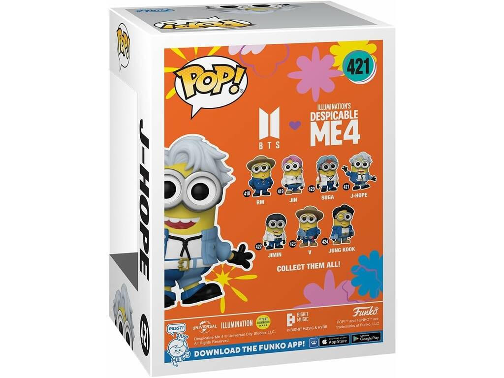 Funko Pop BTS x Minions Figura J-Hope