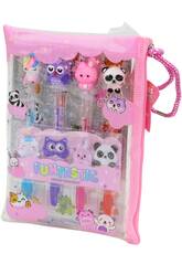 Conjunto 4 Canetas de Gel Funtastic Animais