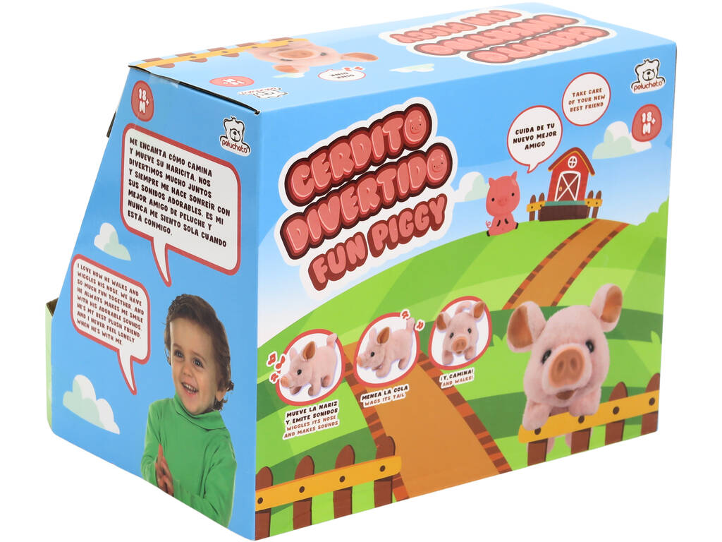 Peluche Interactivo Cerdito Divertido que Camina con Sonidos