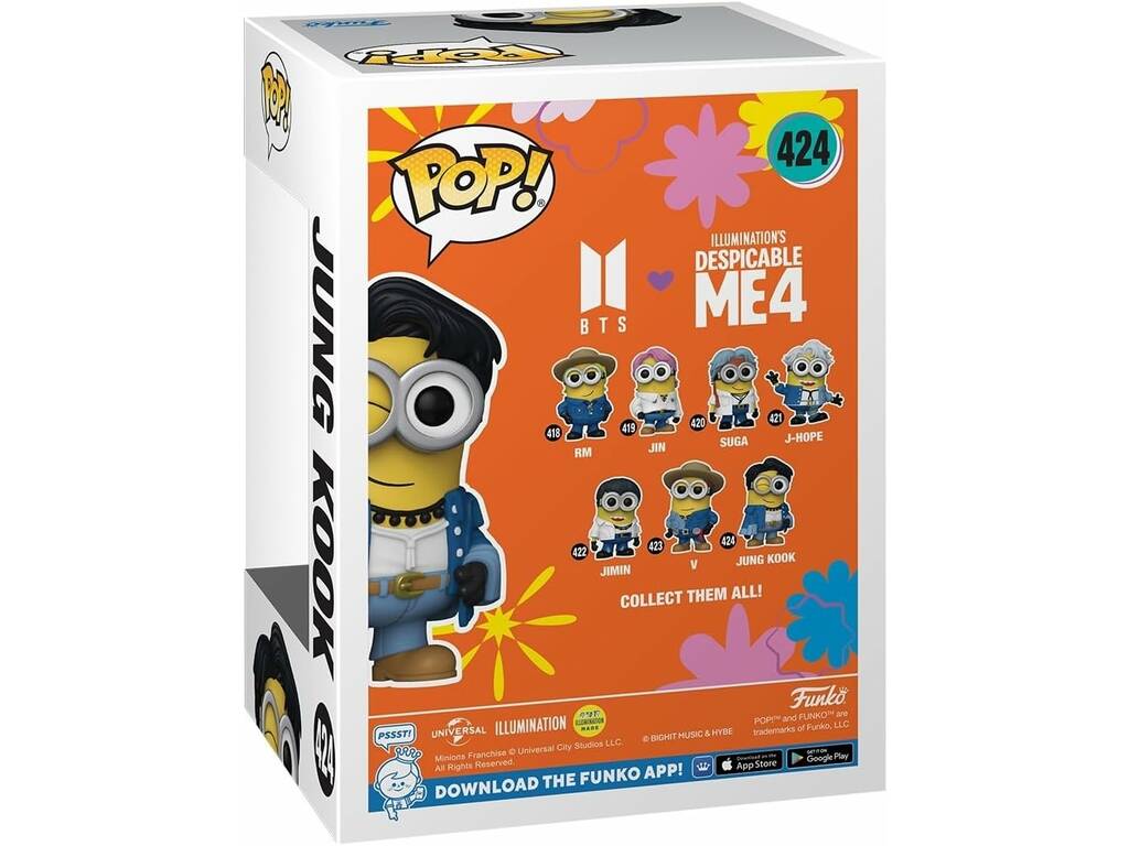 Funko Pop BTS x Minions Figura Jung Kook