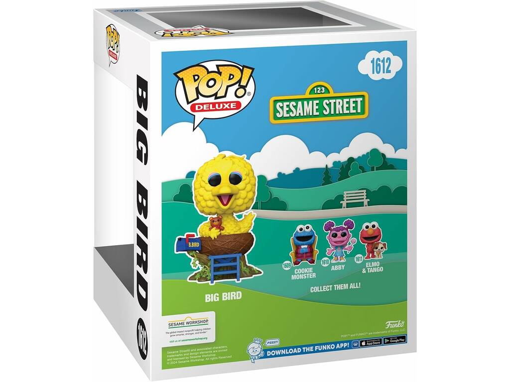 Funko Pop Deluxe Barrio Sésamo Figura Big Bird