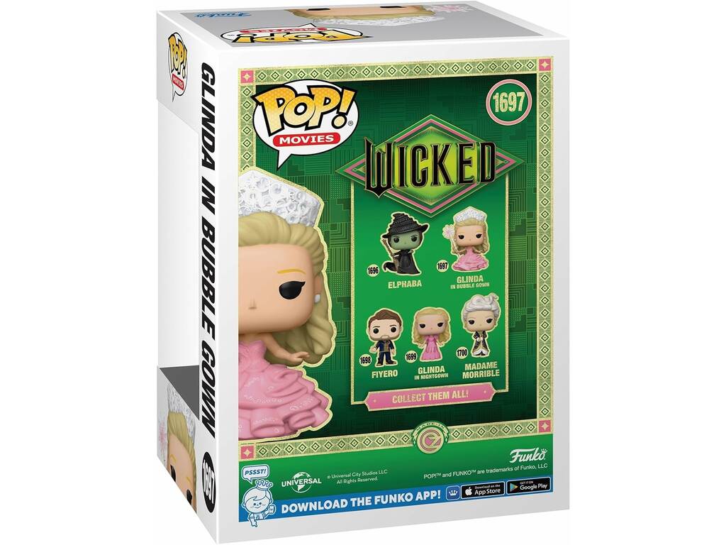 Funko Pop Movies Wicked Figura Glinda In Bubble Gown