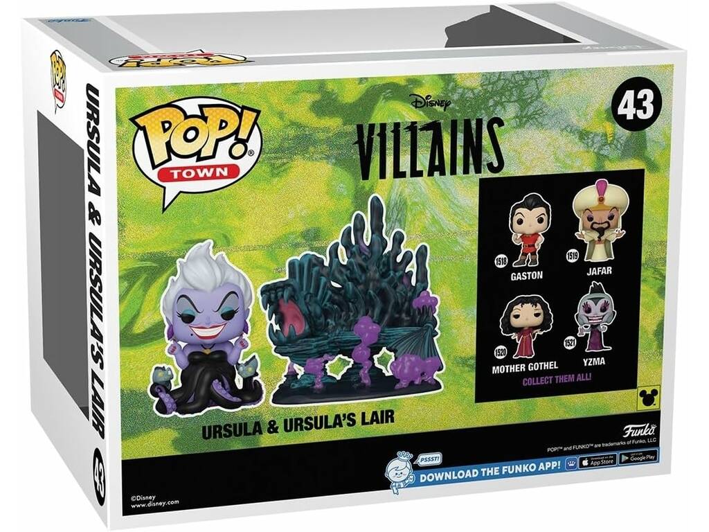 Funko Pop Town Disney Villanis Figura Ursula con Guarida