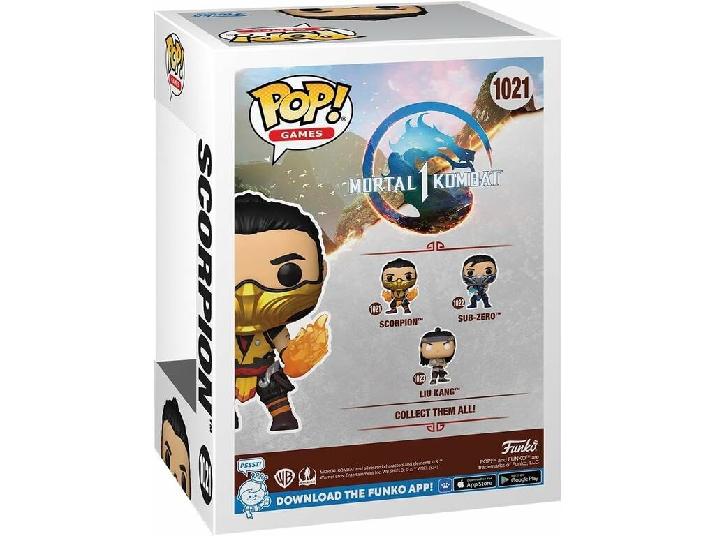 Funko Pop Games Mortal Kombat 1 Figura Scorpion