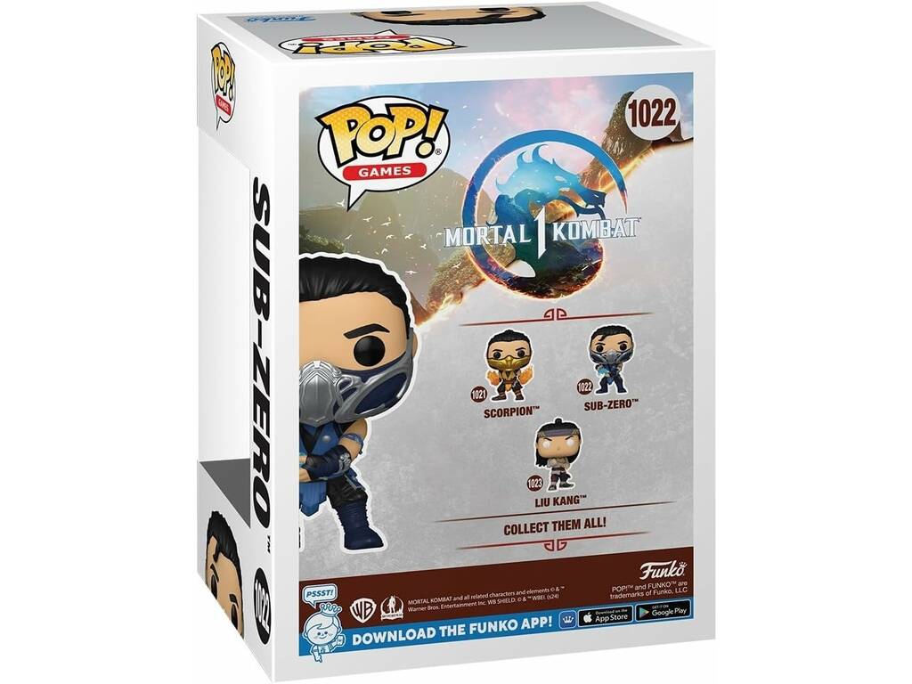 Funko Pop Games Mortal Kombat 1 Figura Sub Zero