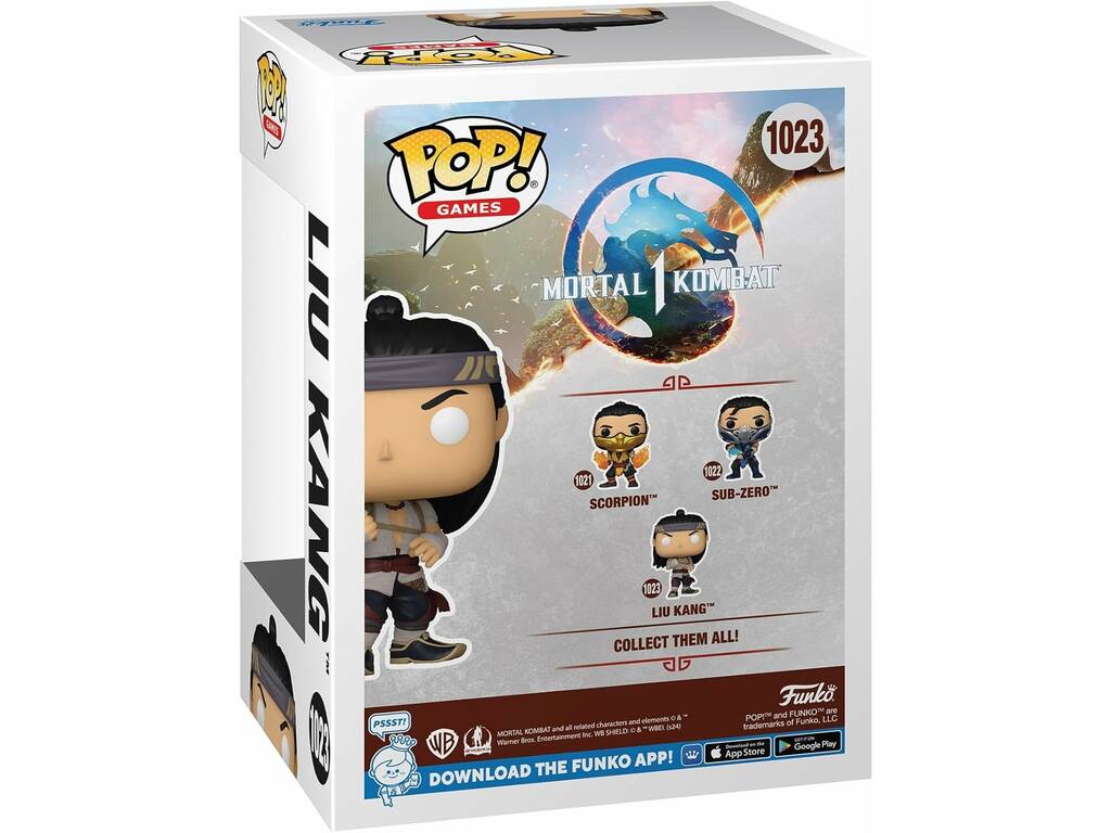 Funko Pop Games Mortal Kombat 1 Figura Liu Kang