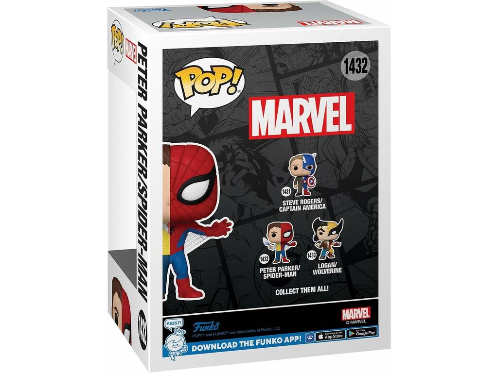 Funko Pop Marvel Figura Peter Parker y Spiderman