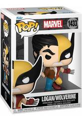 Funko Pop Marvel Figura Logan y Lobezno