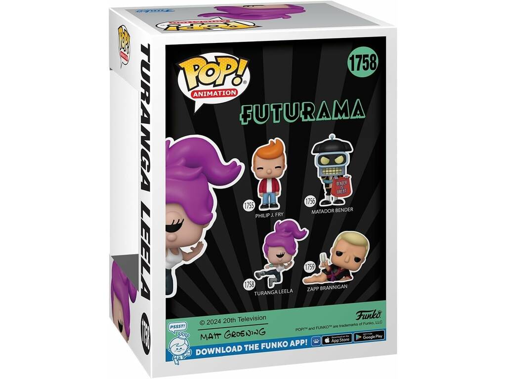 Funko Pop Animation Futurama Figura Turanga Leela