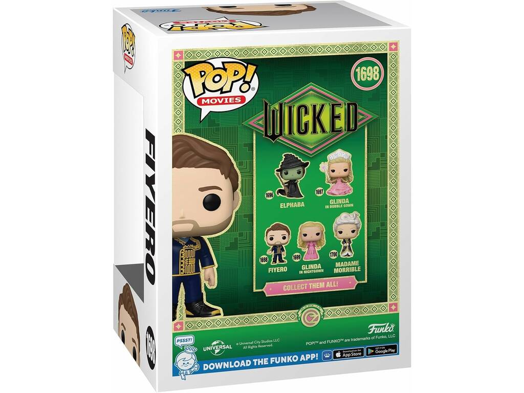 Funko Pop Movies Wicked Figura Fiyero