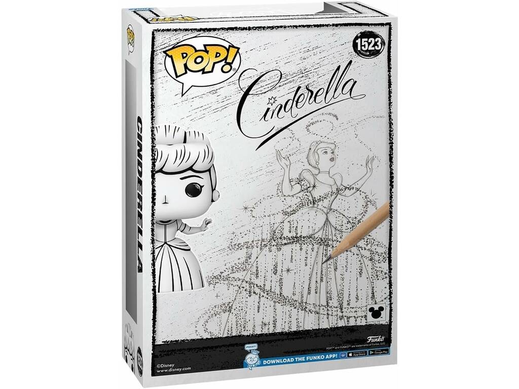 Funko Pop Disney Figura Cenerentola Sketched