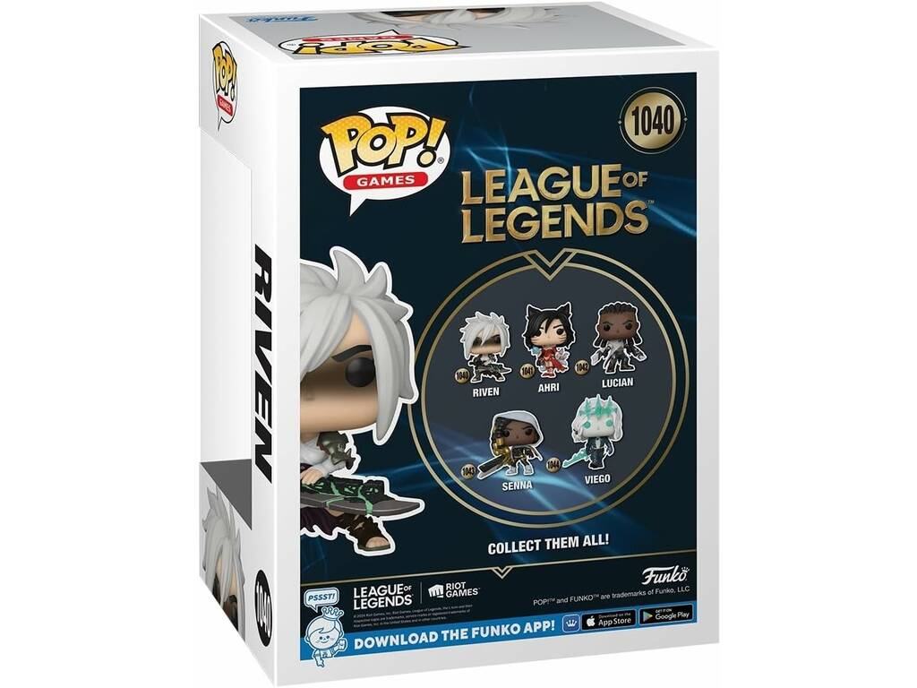 Funko Pop Games League Of Legends Figura Riven