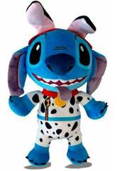 Disney Stitch In Costume Peluche Stitch com Fato de Dálmata de 25 cm