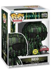 Funko Pop Movies The Matrix Figura Neo Brillo en la Oscuridad