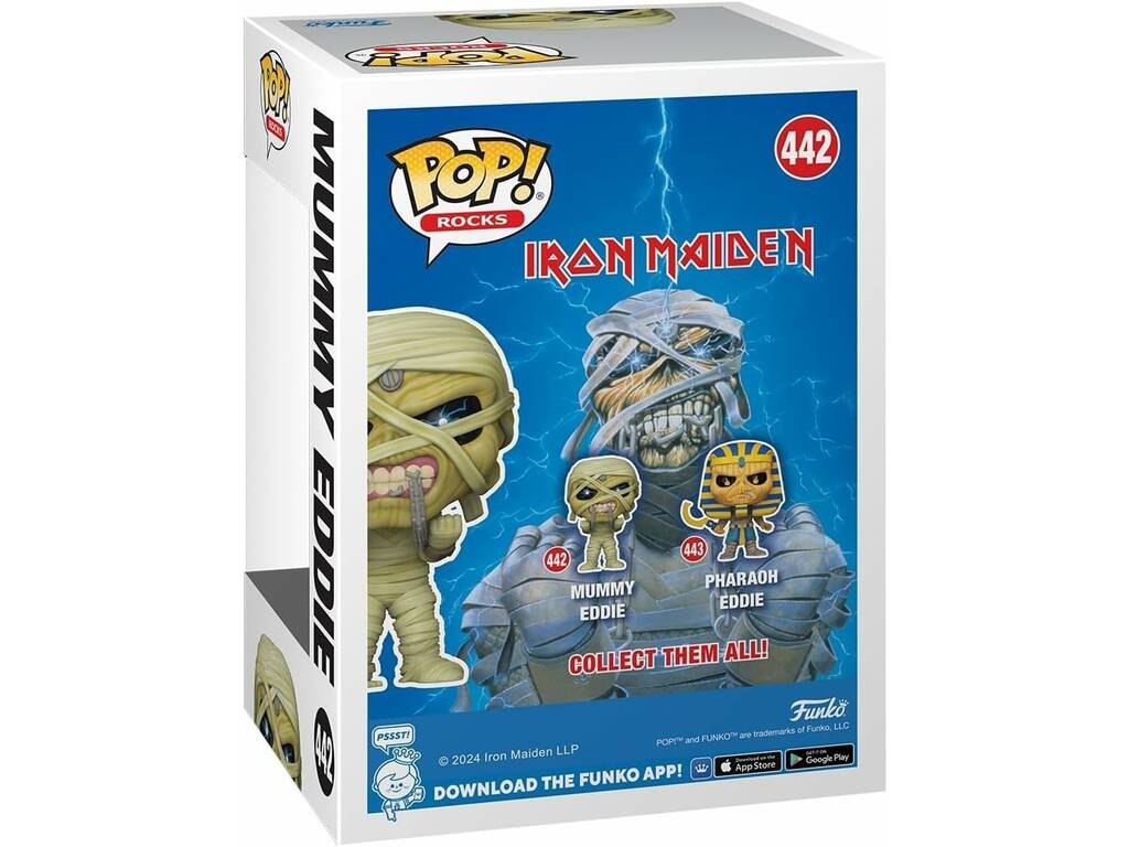 Funko Pop Rocks Iron Maiden Figura Mummy Eddie