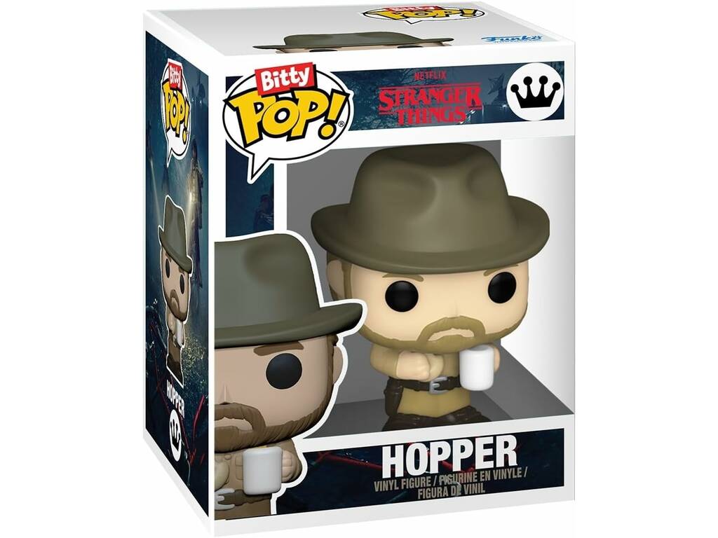 Funko Pop Bitty Stranger Things Pack 4 Mini Figuras con Hopper