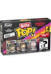 Funko Pop Bitty Stranger Things Pack 4 Mini Figuras com Hopper