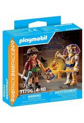 Playmobil Duopack chasseur de trsor et momie