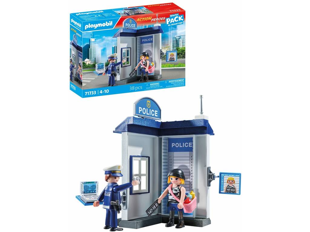 Playmobil Action Heroes Starter Pack Sala de Polícia