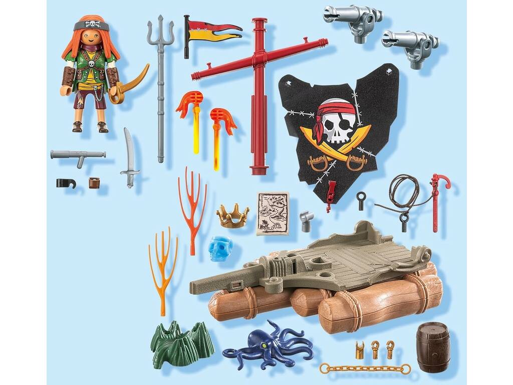 Playmobil Pirates Bote Pirata com Tesouro