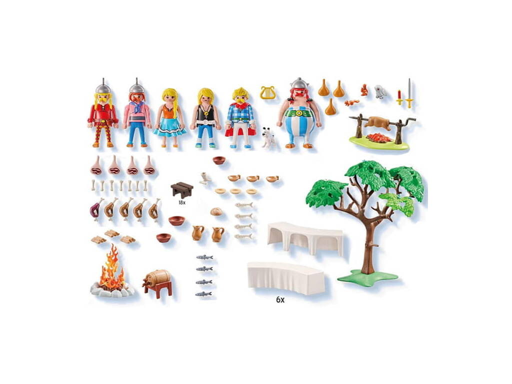 Playmobil Astérix Le banquet au village