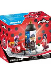 Playmobil Miraculous Ladybug Giro in scooter per Parigi
